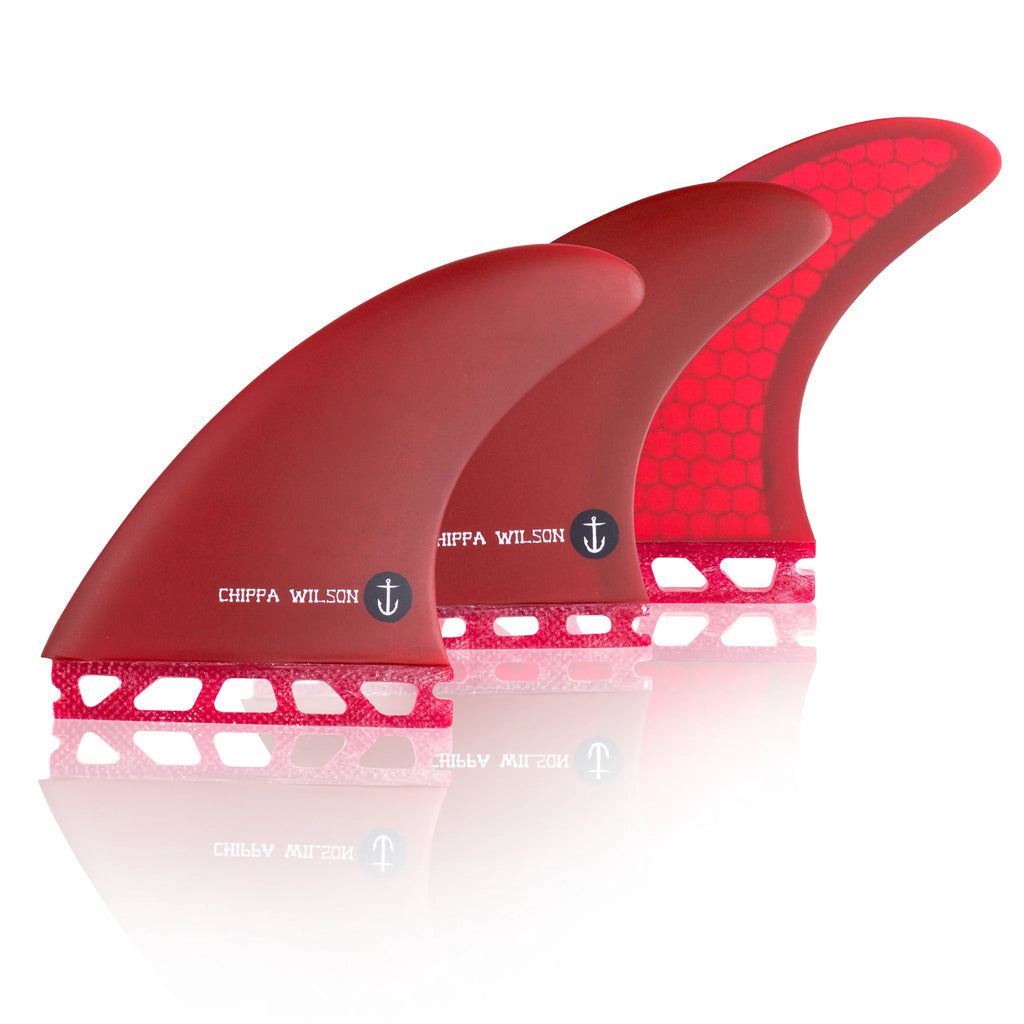 Captain Fin Co - Chippa Wilson New Bones Tri - Large - Burgundy (Futures) - L