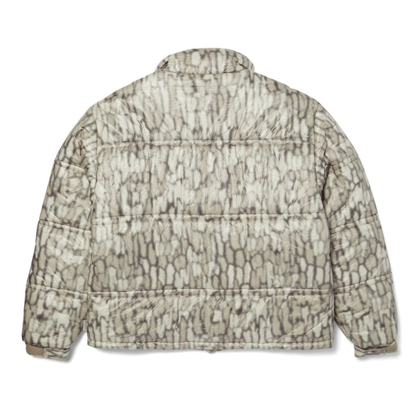 HUF 89 Warped Camo Tyvek Puffer (Muted Camo)
