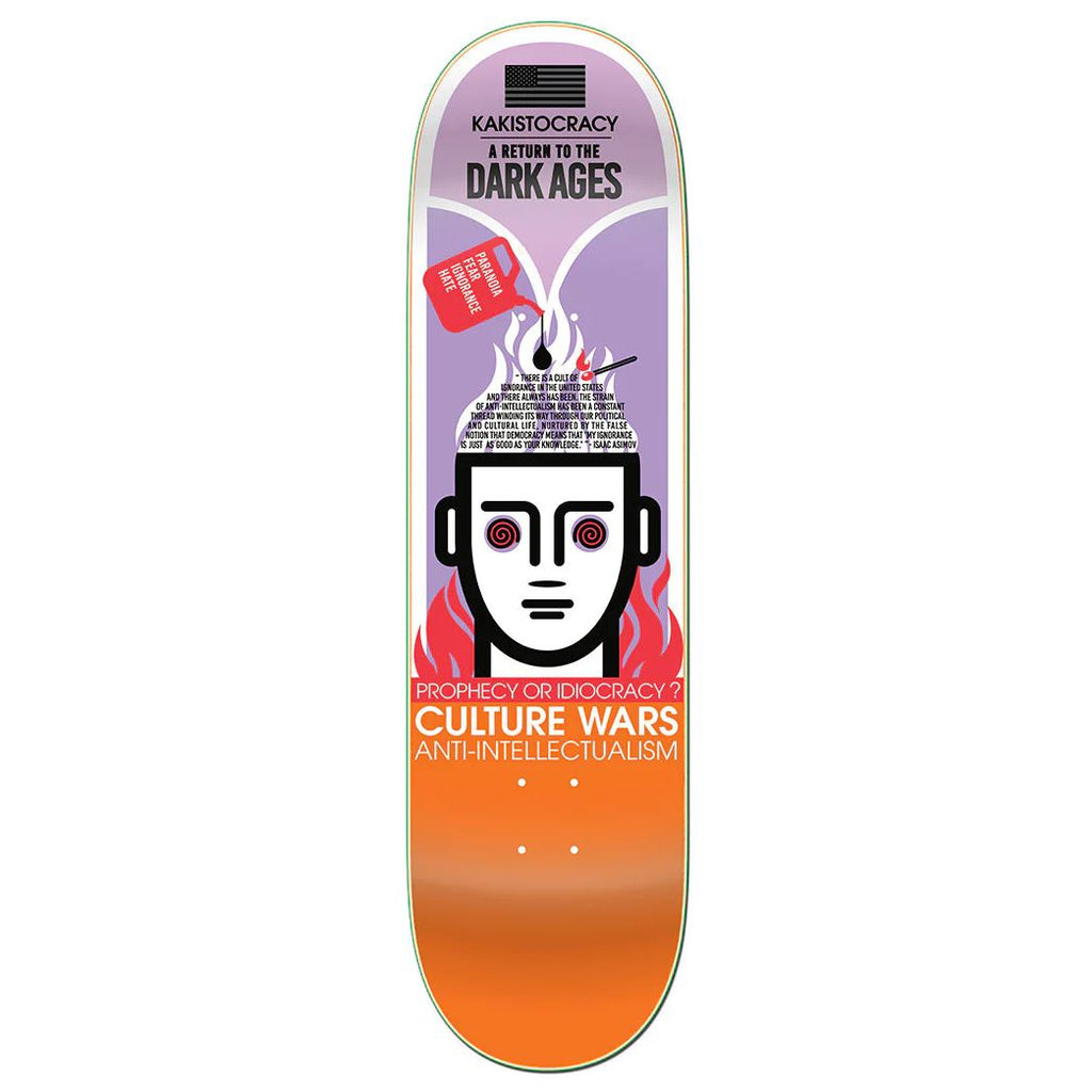 StrangeLove 'Culture Wars' x (WB: ) Artwork by Don Pendleton Skateboard Deck - 8.5" - Skatewarehouse.co.uk