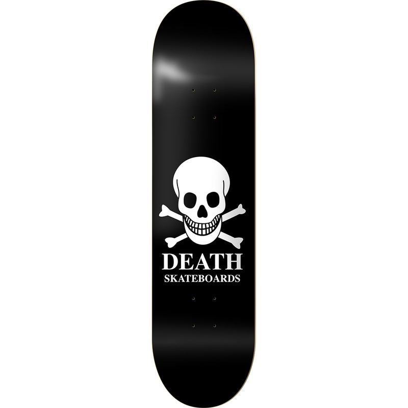Death Black OG Skull (90s Lozenge) Skateboard Deck - 9.1"