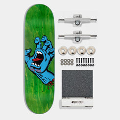 Santa Cruz Set Screaming Hand, Bullet & Ricta Complete Skateboard - 8.8"
