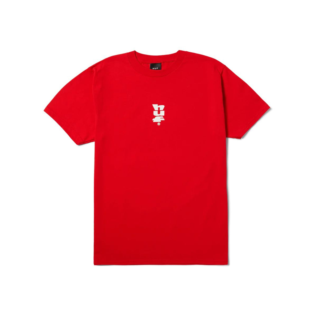 Huf Set Megablast S / S Tee (Tomato) - XL