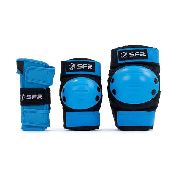 SFR Youth Ramp Triple Pad Set - Black / Blue