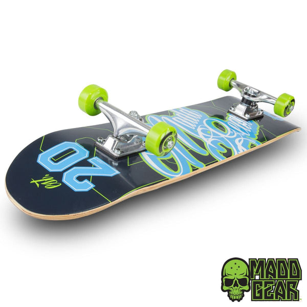Madd Gear Pro Skateboard - Game Play Blue / Green Complete Skateboard