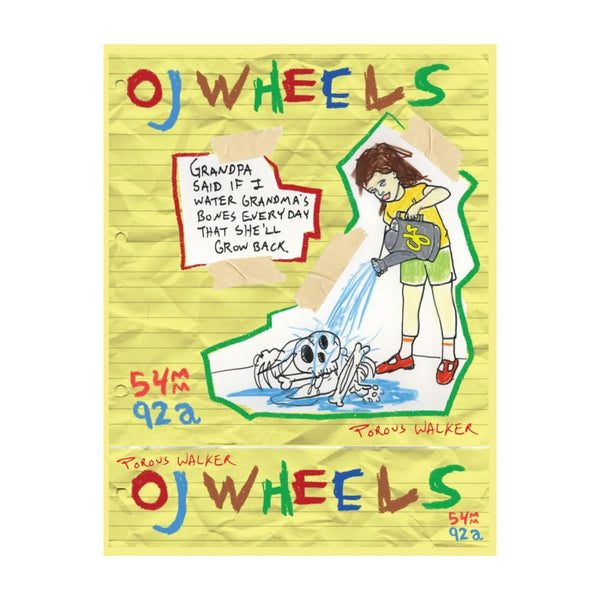 OJ Skateboard Wheels Porous Walker Grandmas Key - Blue - Skatewarehouse.co.uk