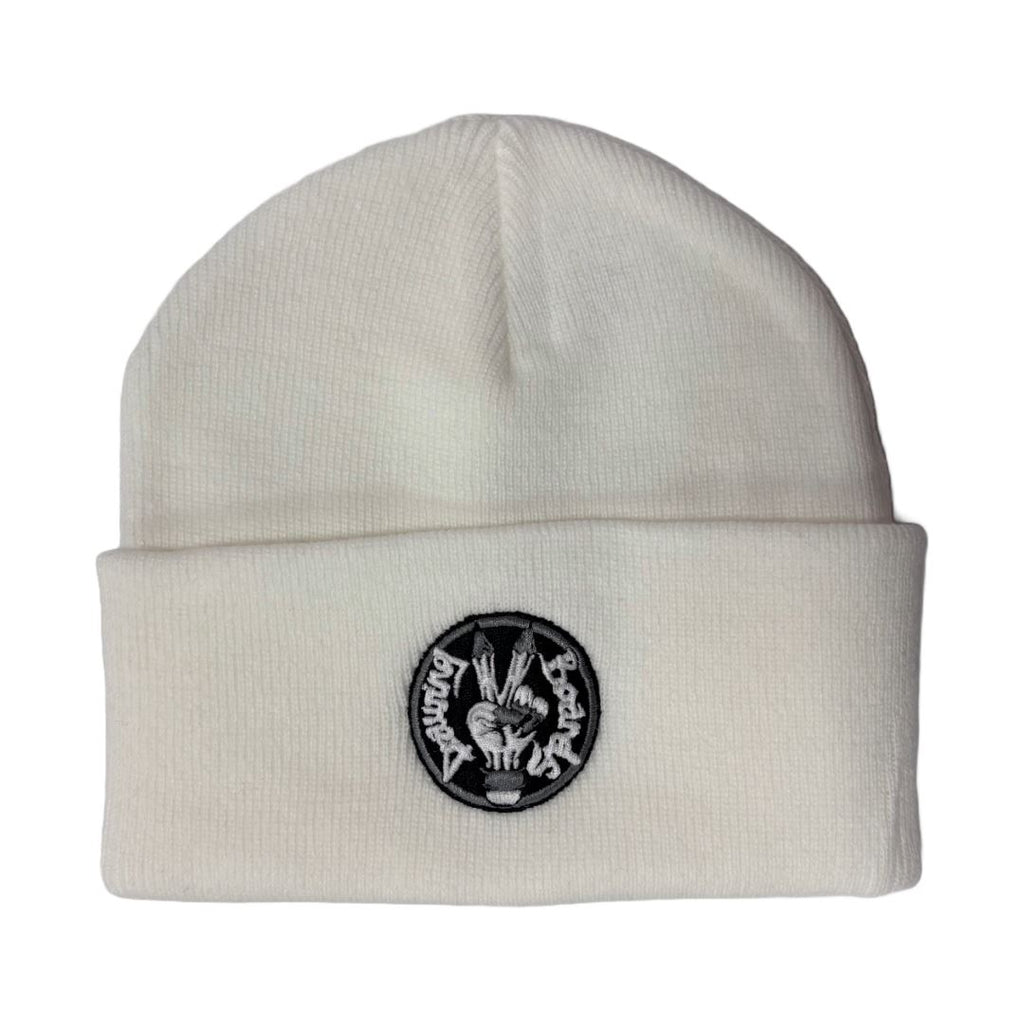 Drawing Boards Beanie - White - One Size