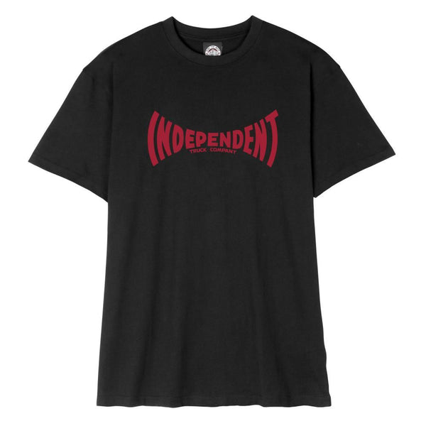 Independent T-Shirt Span Logo T-Shirt - Black - Skatewarehouse.co.uk