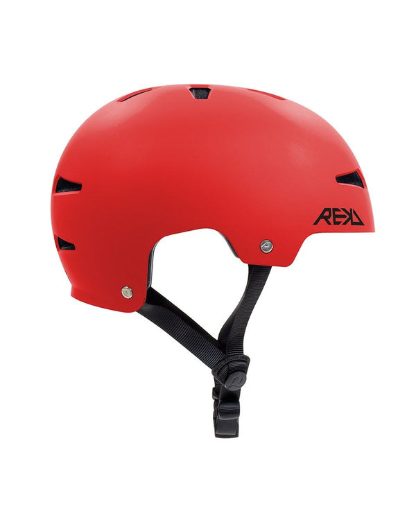 REKD Elite 2.0 Skateboard Skate Scooter BMX Helmet - Red - Skatewarehouse.co.uk