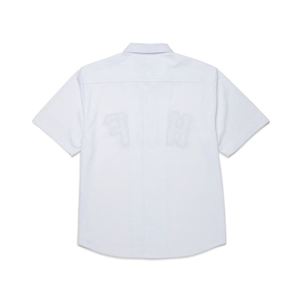 HUF Arch Mesh Button Up (White)