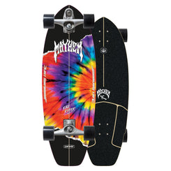 Carver ...Lost Rad Ripper Tie Dye Surfskate Cruiser Skateboard C7 - 10.5" x 31.0" WB 17.5" - Skatewarehouse.co.uk