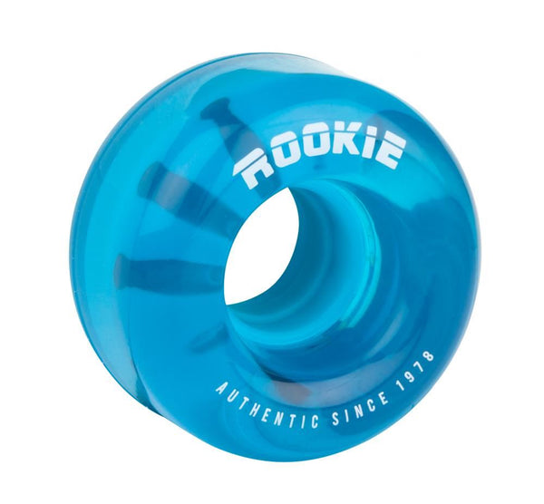 Rookie Quad Wheels Disco (4 Pack) - Clear Blue - Skatewarehouse.co.uk