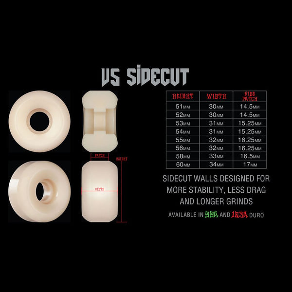 BONES STF • 52mm • 99A • V5 Sidecut (Spring '26) Skateboard Wheels