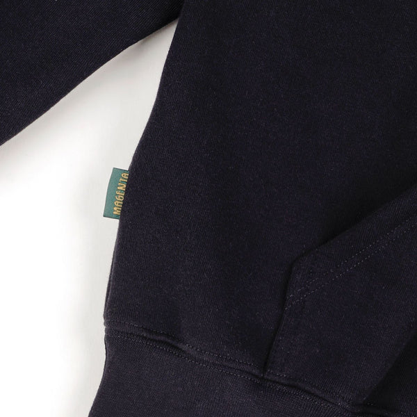 Magenta Fingerprint Plant Hoodie Black - Skatewarehouse.co.uk