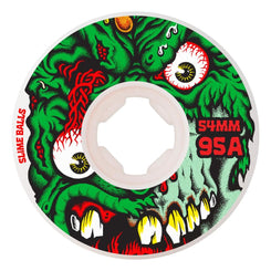 SlimeBalls Skateboard Wheels Roskopp Face Two Reissue 95a - White