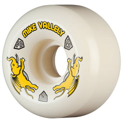 Powell-Peralta Dragon Formula • Mike Vallely • x 36mm • 95A • V6 • Yellow Skateboard Wheels - 56mm