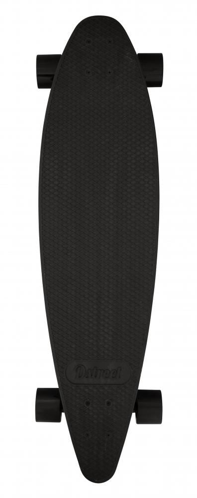 D Street Pintail Triple Black Complete Longboard - 9.4