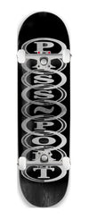 Pass~Port Hoops Black x Venom Custom Complete Skateboard - 8.5"