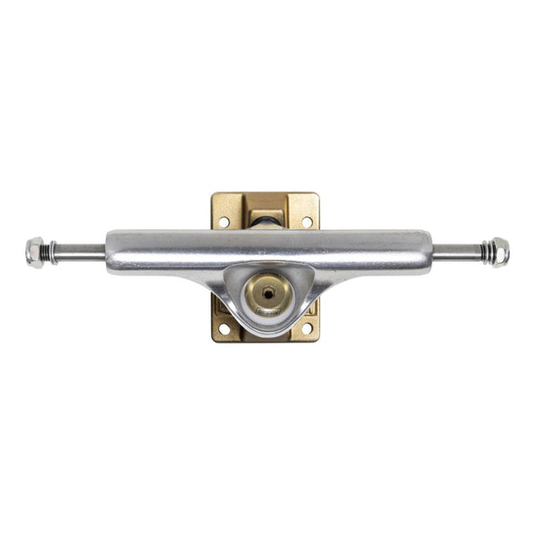 Slappy ST1 Inverted Hollow Lights / Ultra Low Kingpin Polished / Gold / Gold Skateboard Trucks - 8.5 (5.75
