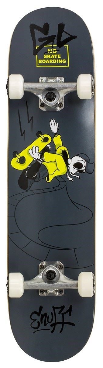 Enuff Skully Junior Kids Black Complete Skateboard - 7.25