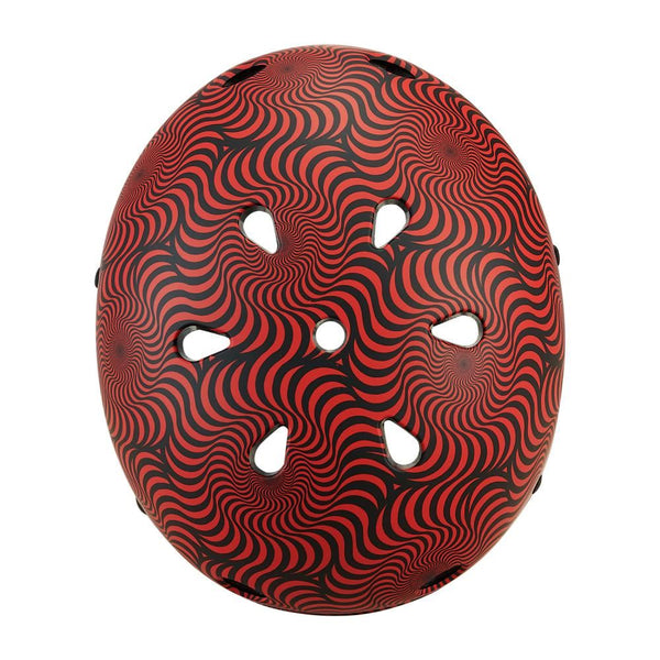 Pro-Tec Helmet X Spitfire Low Pro - Red Swirl - Skatewarehouse.co.uk