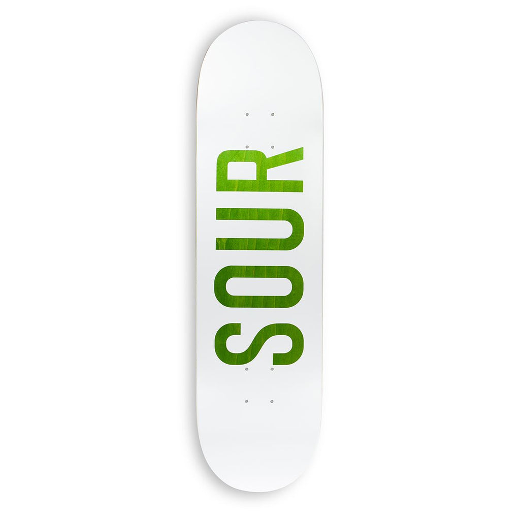 Sour Solution Army White/Woodstain Skateboard Deck - 8.0"