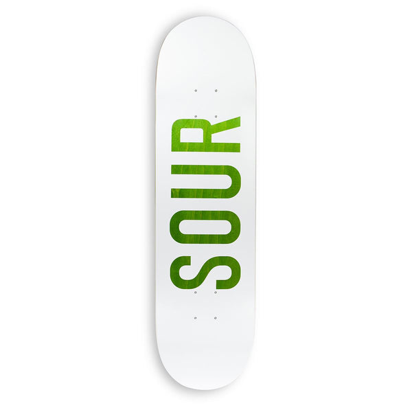 Sour Solution Army White/Woodstain Skateboard Deck - 8.0