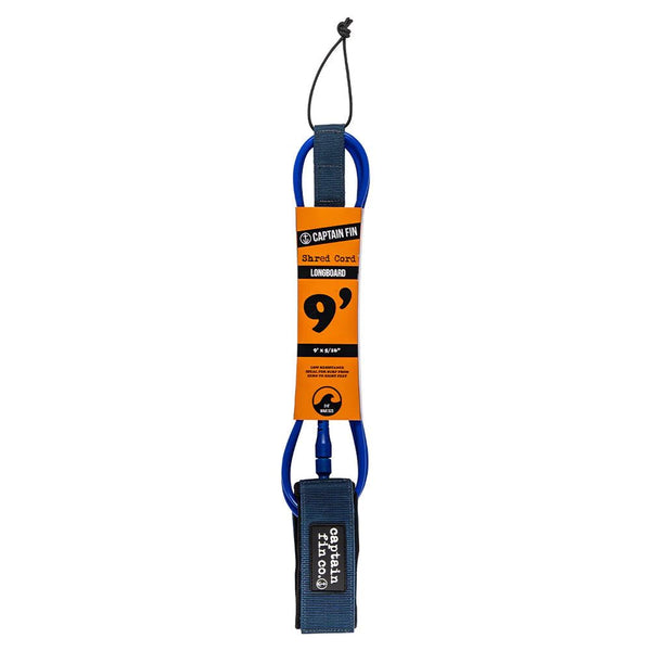 Captain Fin Co - Shred Cord - 9' Standard - Navy Surf Accessory