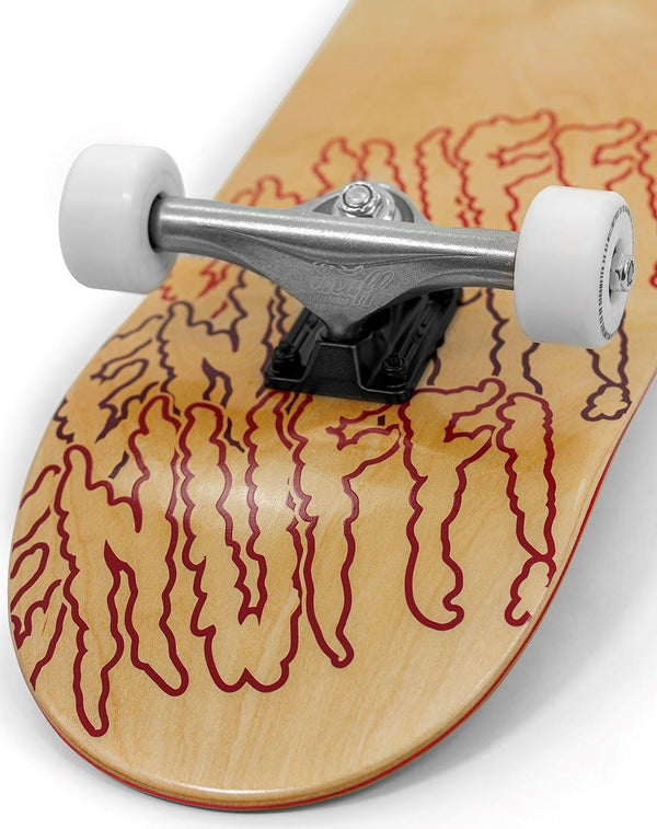 Enuff Three Tier Reloaded SkateboardNatural Complete Skateboard - 8.0