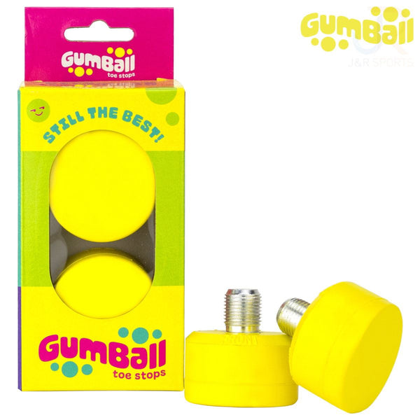 Gumball Toe Stop - Lemon 75A - Short 17mm (Pair) Accessories