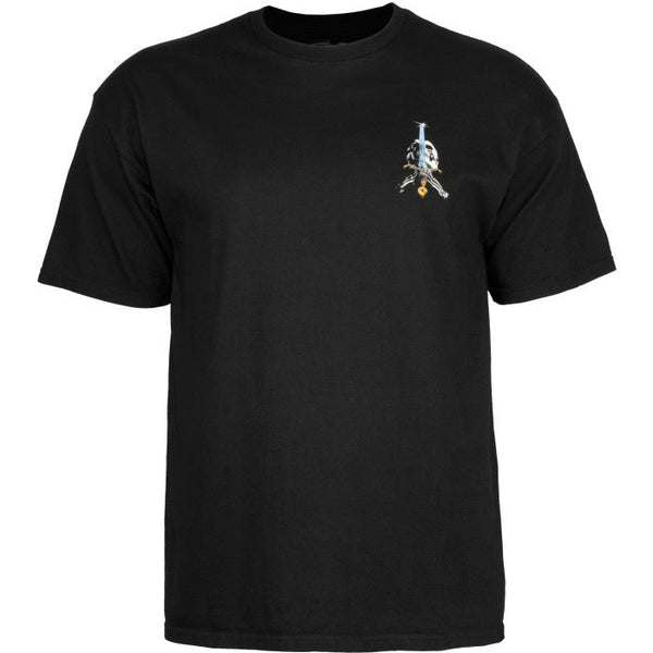 Powell Peralta Skull and Sword Tee Black - Skatewarehouse.co.uk