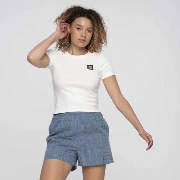 Santa Cruz Womens T-Shirt Other Dot Label T-Shirt - Off White - Skatewarehouse.co.uk