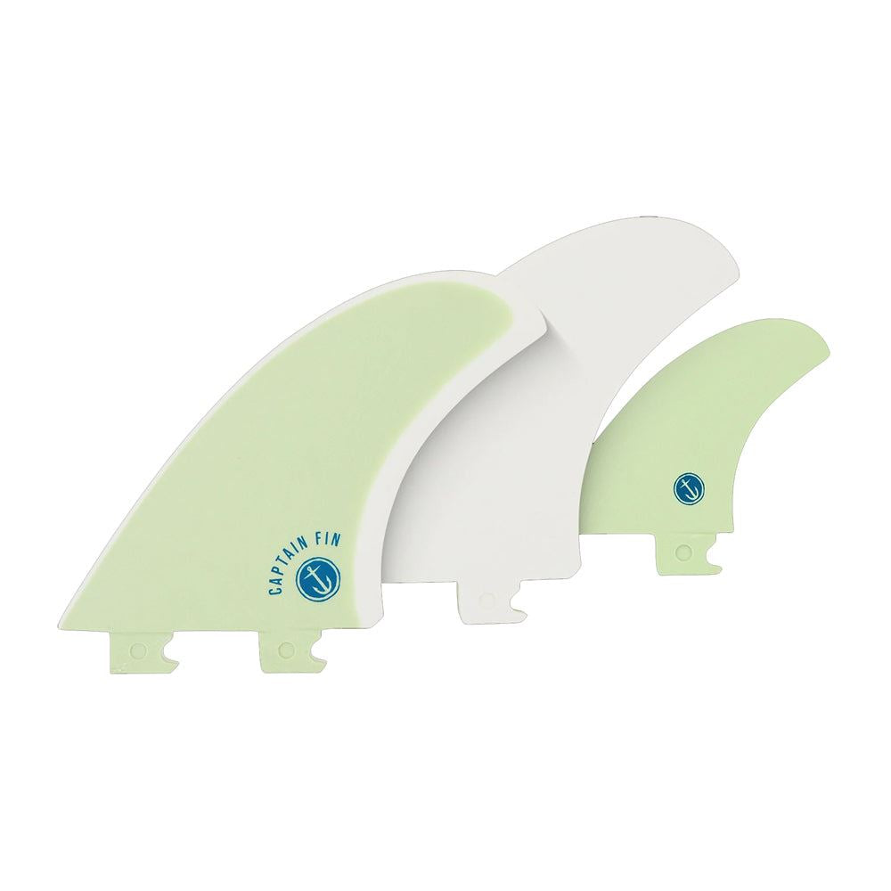 Captain Fin Co - CF Twin + Trailer - Medium - Mist Green (Snap-in / FCS II) - M