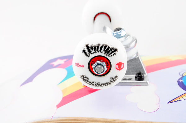 Venom Junior Kids Complete Skateboard - Unicorn - 7.25