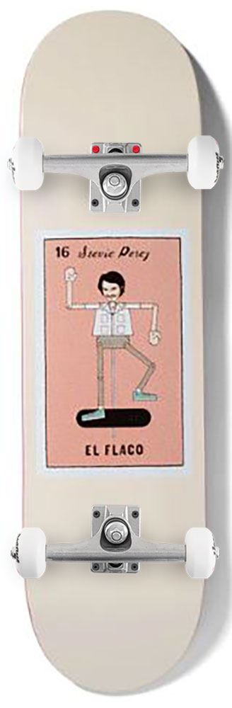 Chocolate Skateboard Loteria Card El Flaco Stevie Perez x Venom Custom Complete Skateboard - 8.375