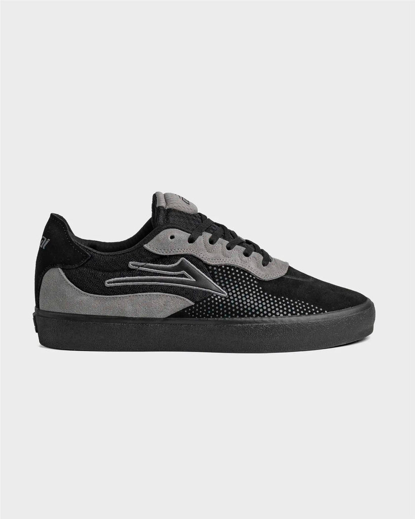 Lakai Essex Skate Shoes Black Grey - Skatewarehouse.co.uk