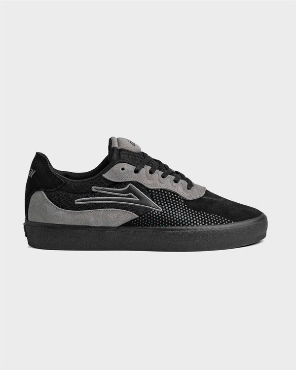Lakai Essex Skate Shoes Black Grey - Skatewarehouse.co.uk