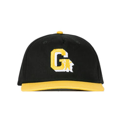 Grizzly Midfield Unstructured Snapback Cap Black - - Skatewarehouse.co.uk