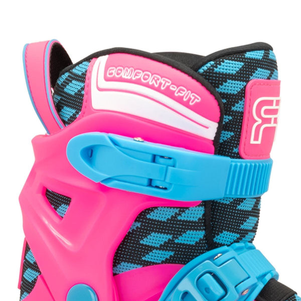 FR EZX Adjustable In-Line Skates - Pink / Sky Blue