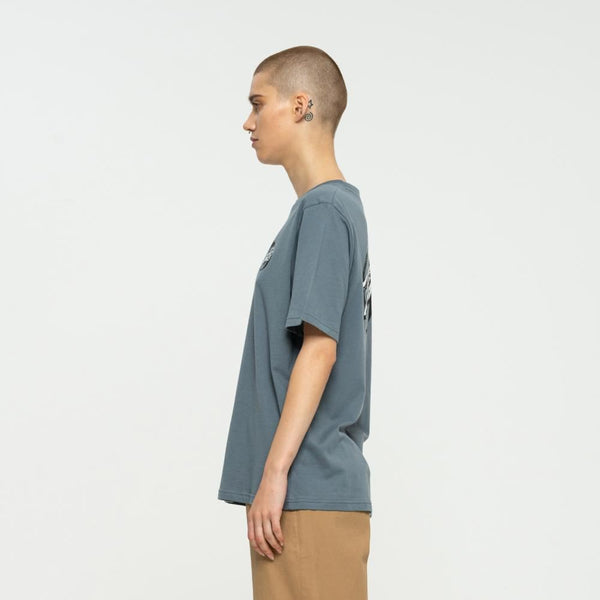 Santa Cruz Womens T-Shirt Yin Yang Dot T-Shirt - Pewter - Skatewarehouse.co.uk