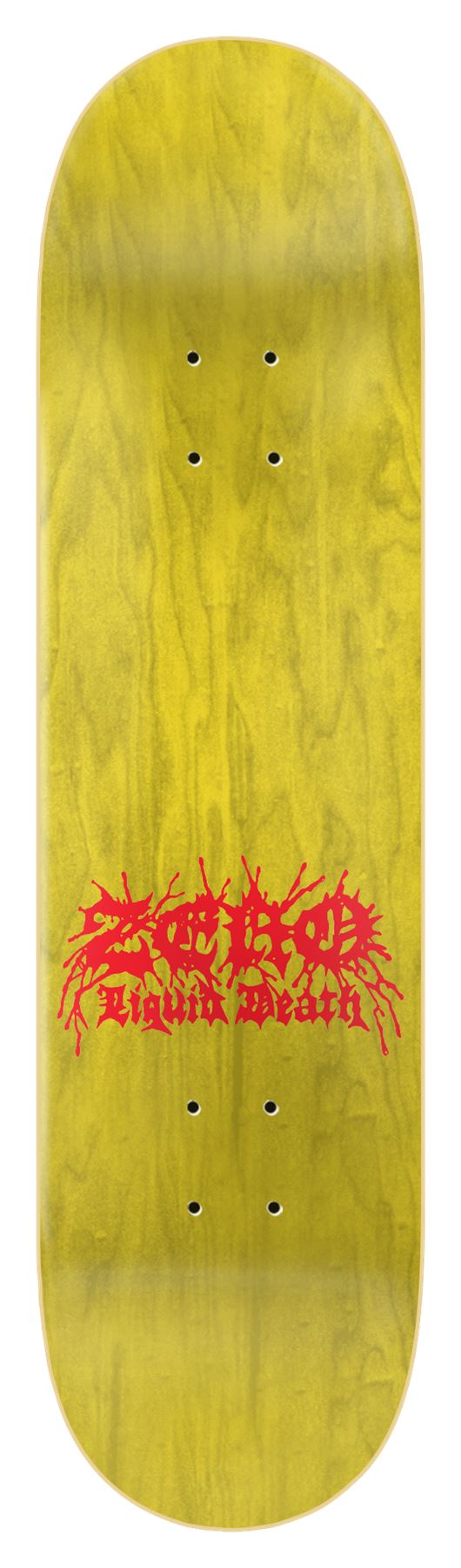 Zero x Liquid Death Skateboard Adam Arunski Skateboard Deck - 8.25
