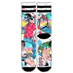 American Socks Neon Paradise - Mid High Socks