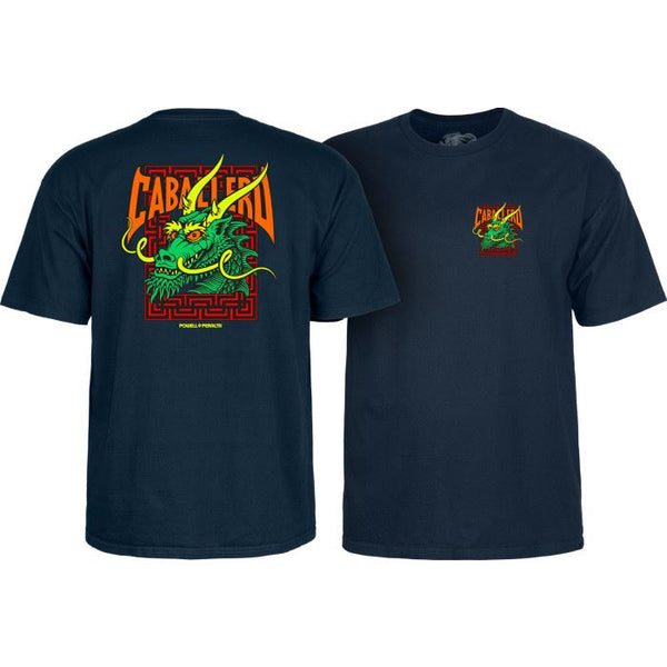 Powell Peralta Steve Caballero Street Dragon Tee Navy