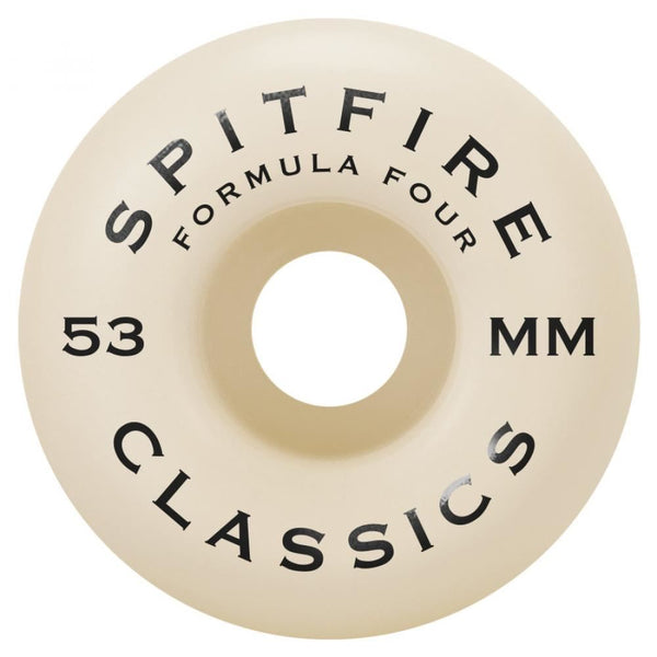 Spitfire Formula Four Skateboard Wheels Classics 97 - Natural - Skatewarehouse.co.uk