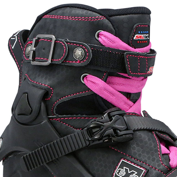 Seba Trix 2 80 Black / Pink Inline Skates - Skatewarehouse.co.uk