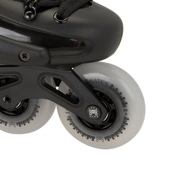 FR J CLUB V2 Adjustable In-Line Skates - Black
