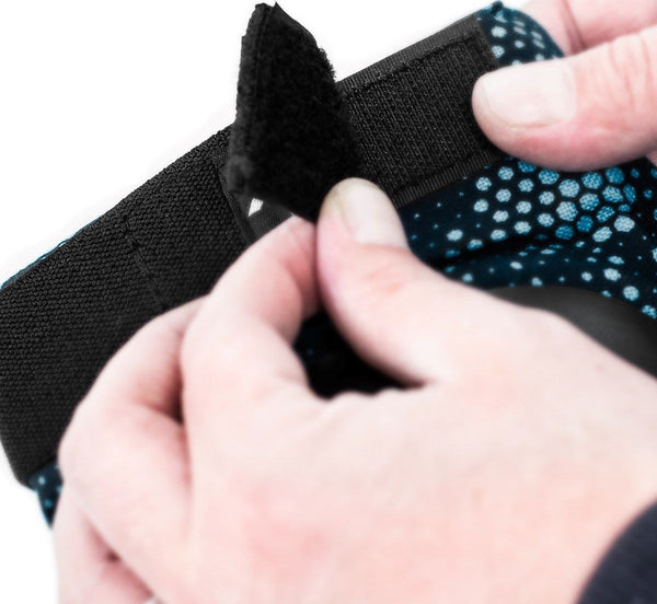 REKD Youth Heavy Duty Double Pad Set - Black / Blue - Skatewarehouse.co.uk