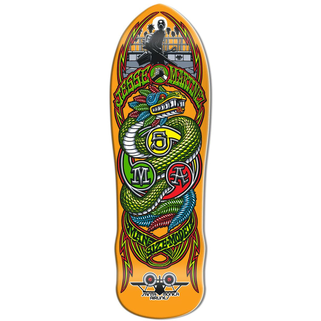 SMA Jesse Martinez Snake Orange Dip ( X ) WB / W/LOA Complete Skateboard - 9.875" - Skatewarehouse.co.uk