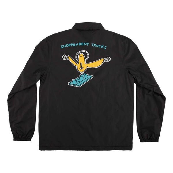 Independent Jacket Gonz Hanger Windbreaker - Black - Skatewarehouse.co.uk