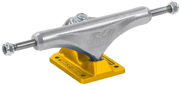 Enuff Decade Pro Satin Skateboard Trucks - Natural / Gold - 139mm - Skatewarehouse.co.uk