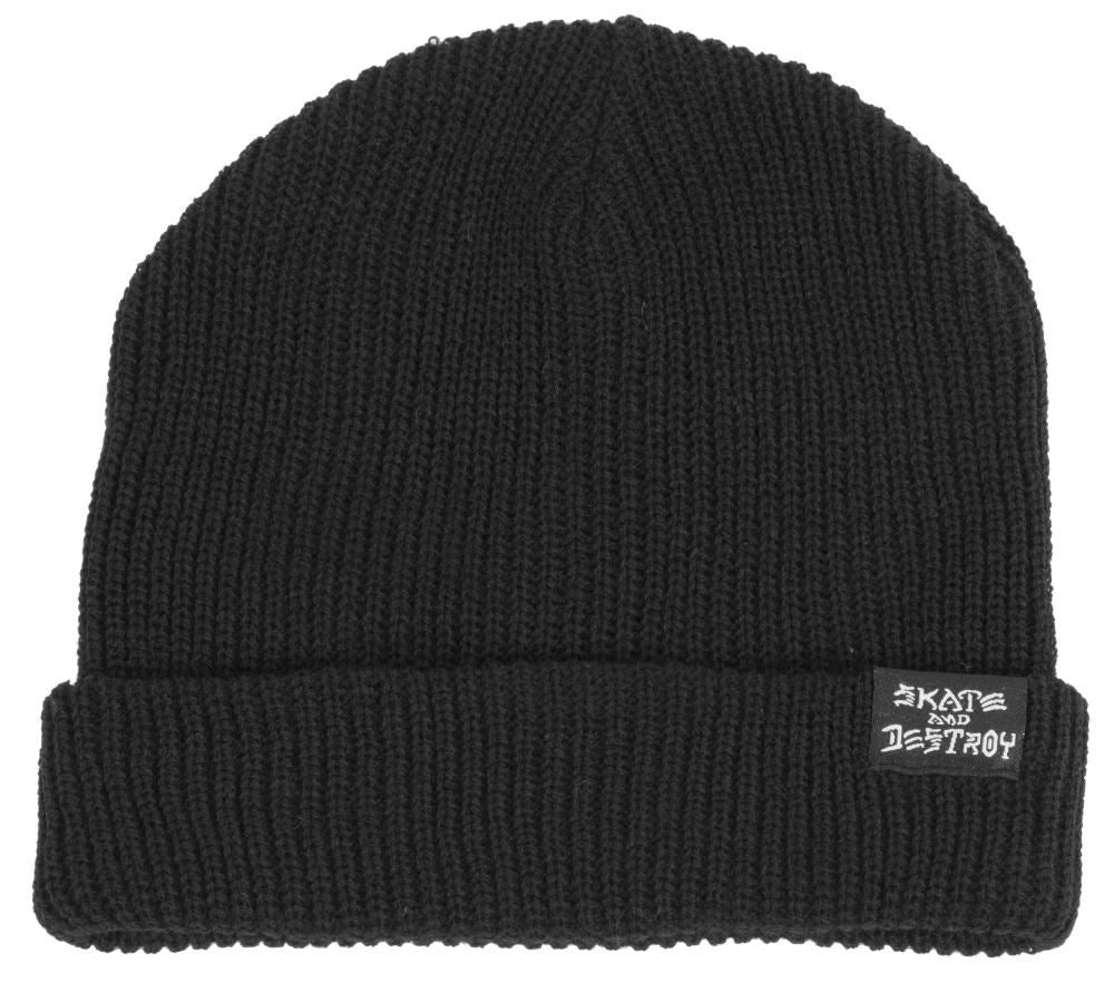 Thrasher Beanie S.A.D./Skategoat - Black - Skatewarehouse.co.uk